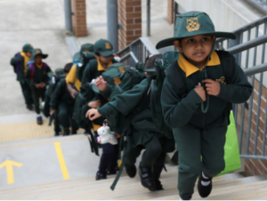 Hàng triệu trẻ em ở Úc đã trở lại trường. Ảnh: REUTERS