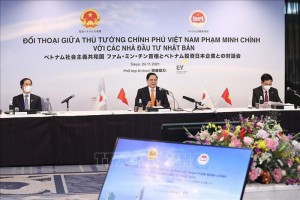 Thủ tướng Phạm Minh Chính đối thoại với các nhà đầu tư hàng đầu Nhật Bản