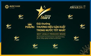 Mavin nhận giải 'Thương hiệu sản xuất trong nước tốt nhất' từ Auscham tại Việt Nam