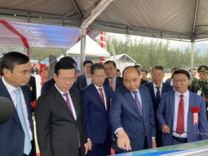 Chủ tịch nước Nguyễn Xuân Phúc: Cảng biển Liên Chiểu sẽ là điểm sáng tạo bứt phá