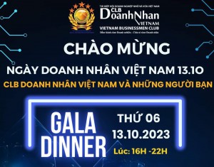 Sắp diễn ra Gala Dinner CLB Doanh nhân Việt Nam và những người bạn