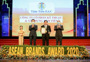 CÔNG TY CỔ PHẦN KỸ THUẬT & XÂY DỰNG TÂM TIẾN ĐÃ ĐƯỢC VINH DANH ĐÓN NHẬN GIẢI THƯỞNG: TOP 10 THƯƠNG HIỆU MẠNH ASEAN 2020
