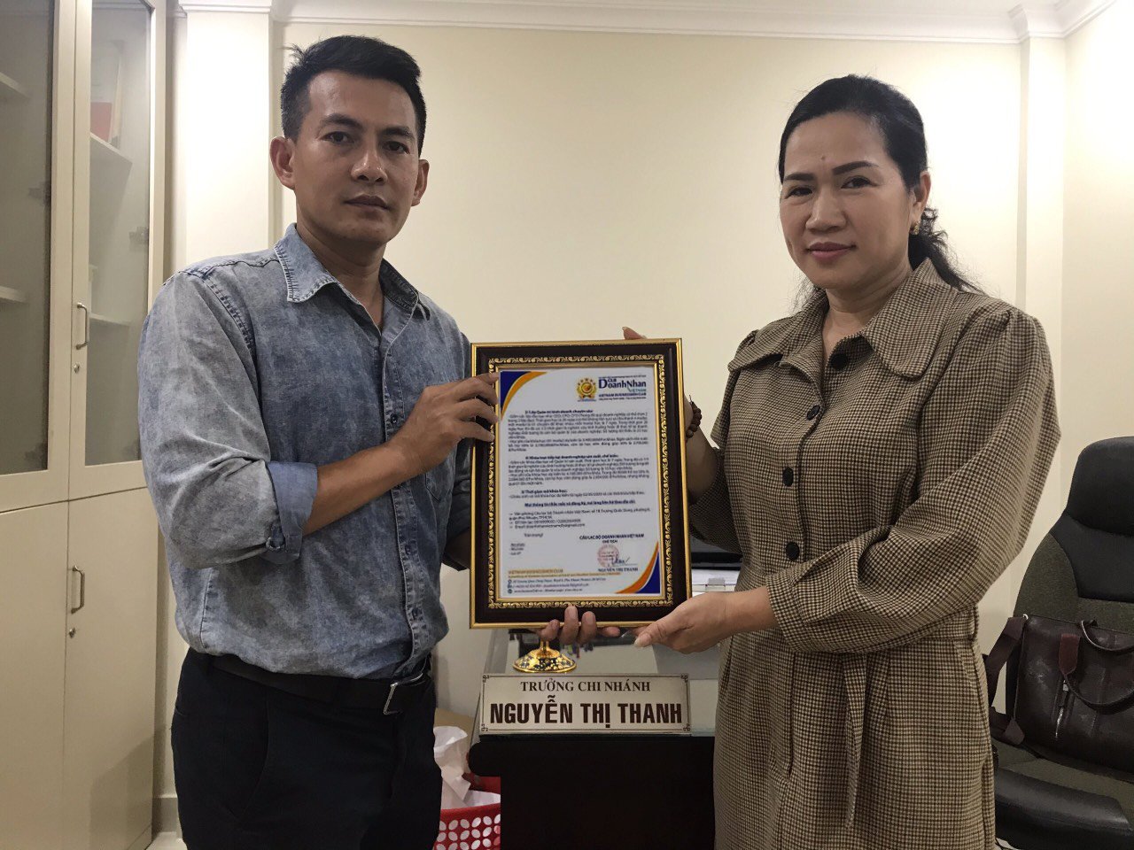 Ông Trần Quang Xô – Giám đốc công ty Southern Gold được bổ nhiệm làm Phó Chủ tịch phụ trách Truyền thông sự kiện CLB Doanh nhân Việt Nam.
